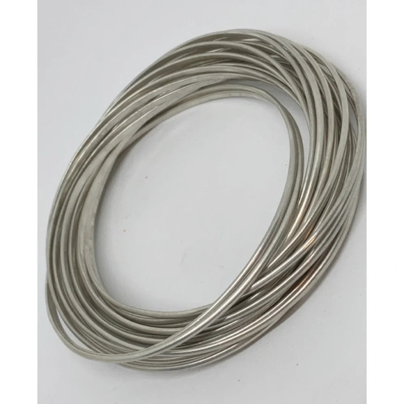 Silpada Sterling 21 Bangle Salute Interlocking Set - Picture 3 of 6